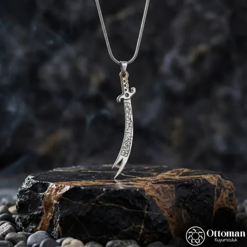 Zülfikâr Gümüş Kolye Modeli