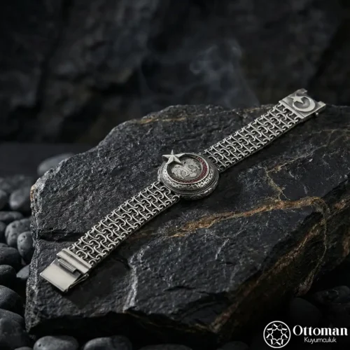 Selçuklu Kartalı Gümüş Bileklik