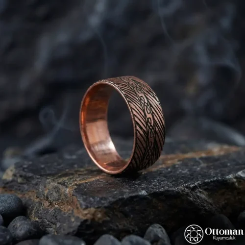 Çizgisel Gümüş Kadın Alyans