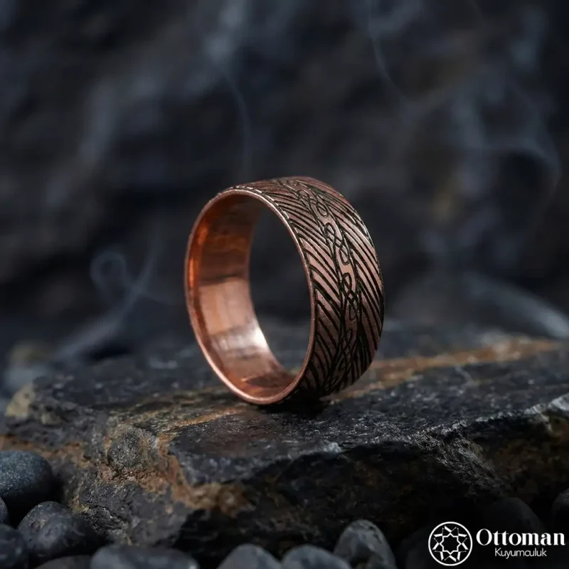 Çizgisel Gümüş Kadın Alyans