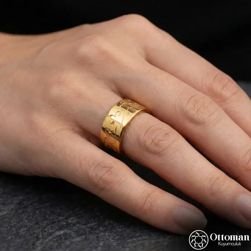 Dünyada ve Ukbada Yazılı Gümüş Kadın Alyans