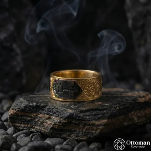 Gravür Desenli İsimli Gümüş Kadın Alyans