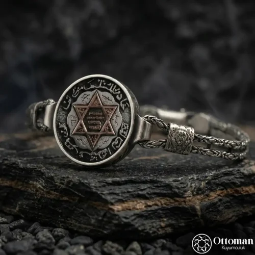 Süleyman Mührü Gümüş Bileklik