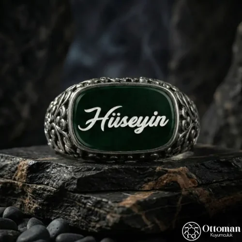 İsimli Kişiye Özel Gümüş Yüzük