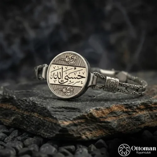 Hasbiyallah Gümüş Bileklik