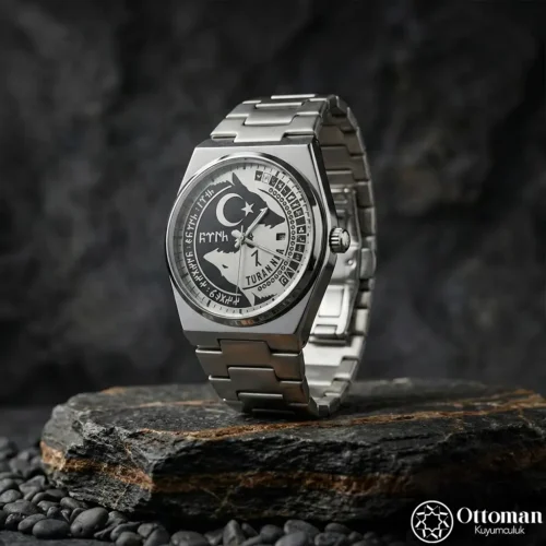 2 Bozkurt Gümüş Kadranlı Kol Saati