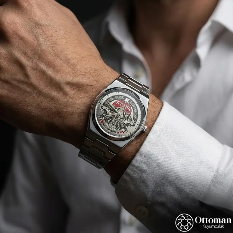 2 İntikam Gümüş Kadranlı Kol Saati