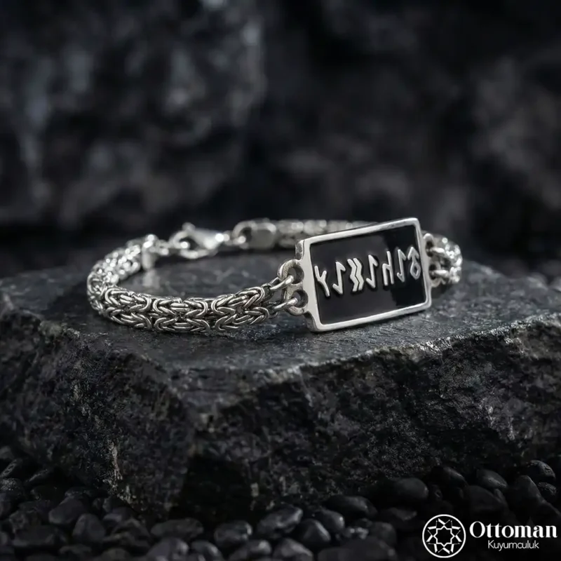 Göktürk Gümüş Bileklik