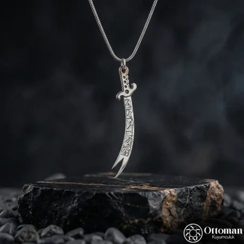 Zülfikâr Gümüş Kolye Modeli