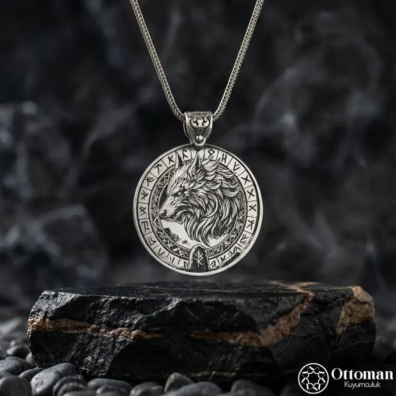 Teşkilat-ı Mahsusa Gümüş Madalyon Kolye