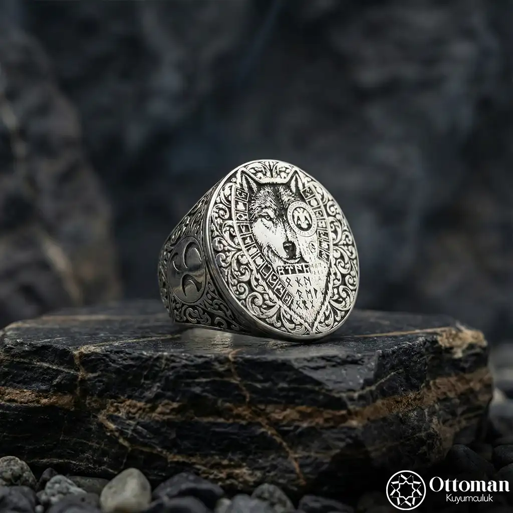 İstiklal Silver Men's Ring