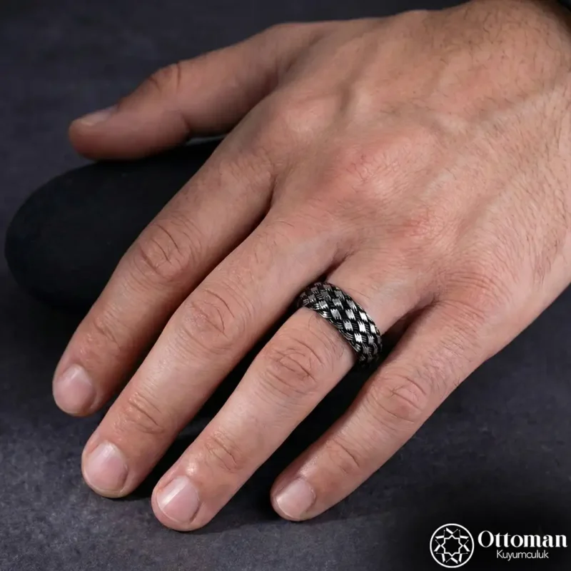 Fantastik Model Gümüş Erkek Alyans