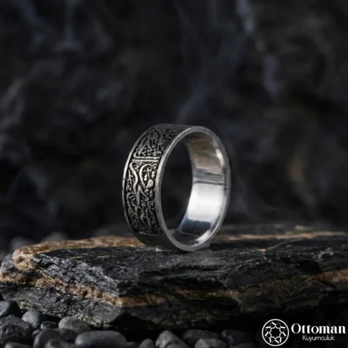 “Yıldızlar Yanana Kadar” Yazılı Gümüş Alyans