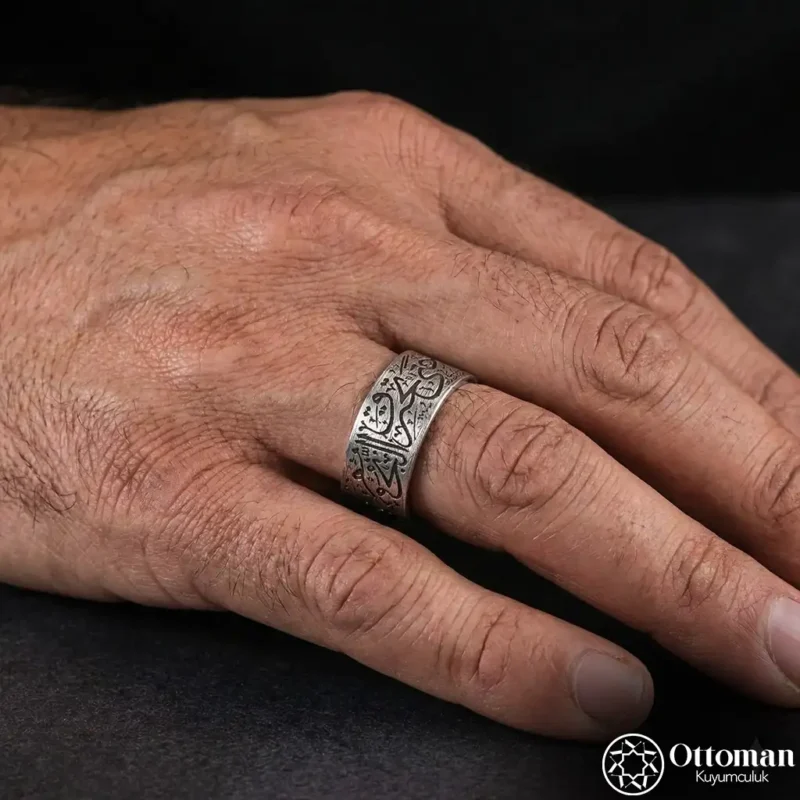 Dualı Gümüş Erkek Alyans