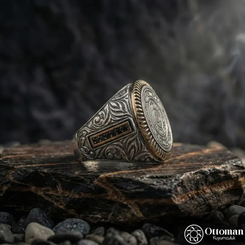 Celcelutiye Vefkli Gümüş Yüzük Modeli