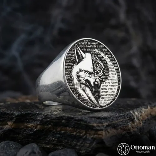 İstiklal Bozkurt Gümüş Yüzük
