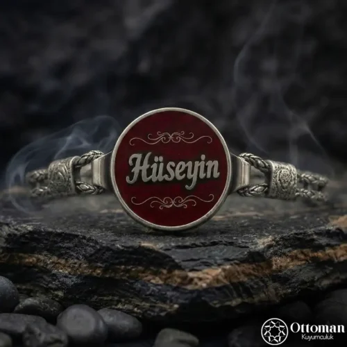 3 İsimli Gümüş Bileklik