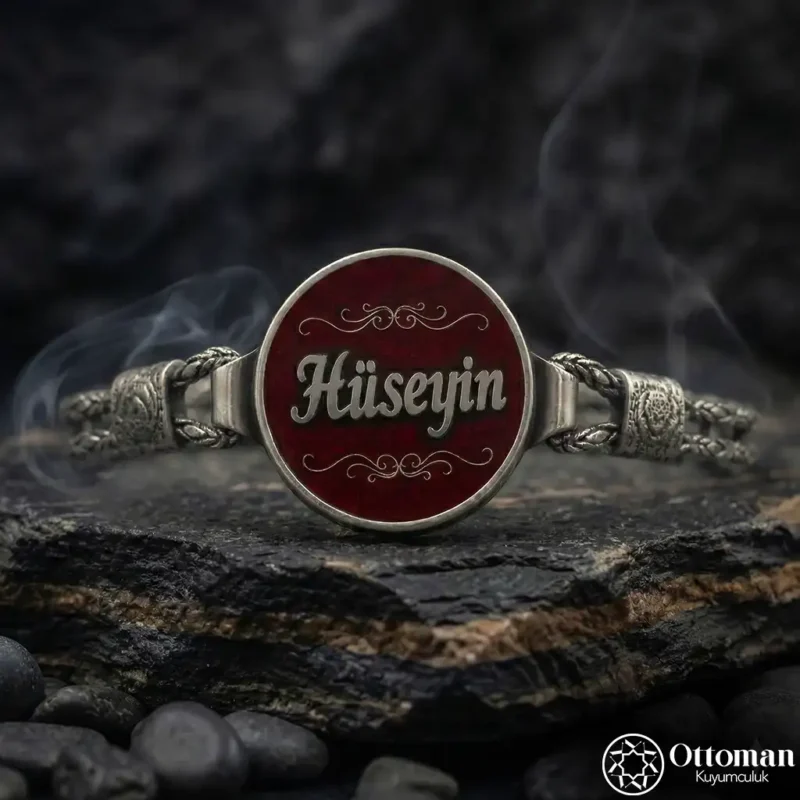 3 İsimli Gümüş Bileklik