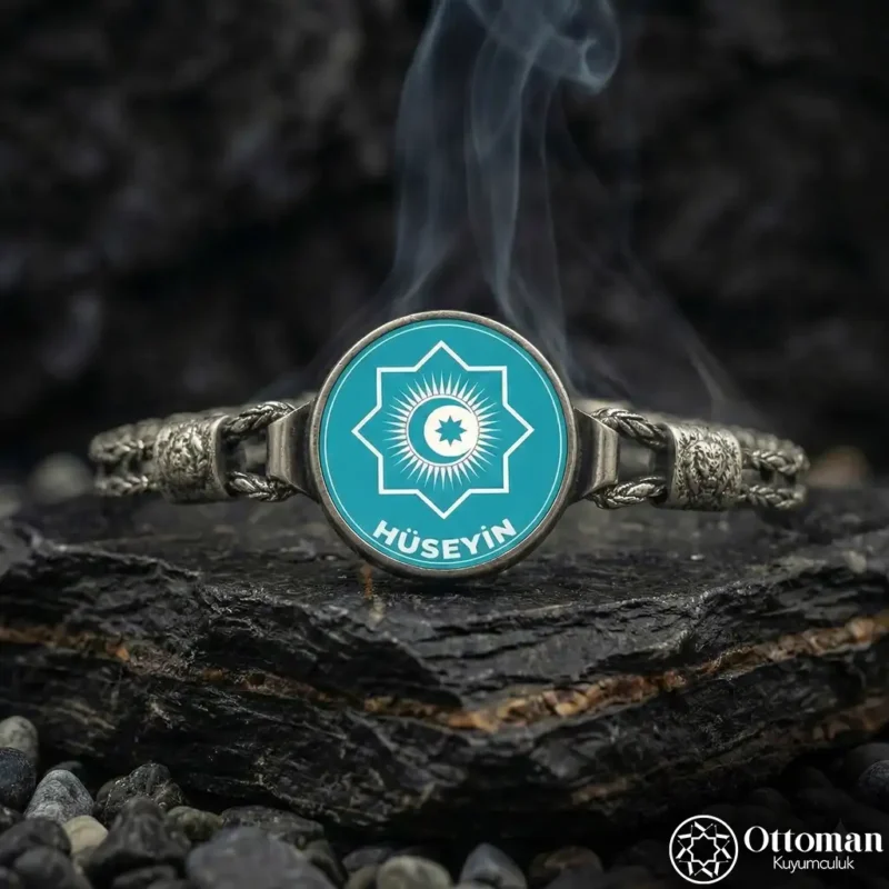 Türk Birliği Teşkilatı İsimli Gümüş Bileklik