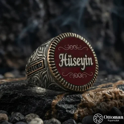 Kişiye Özel İsimli Gümüş Yüzük