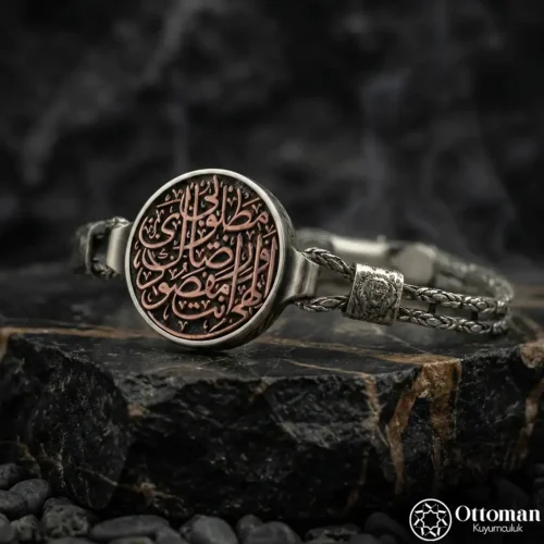 İlahi Ente Maksudi Gümüş Bileklik