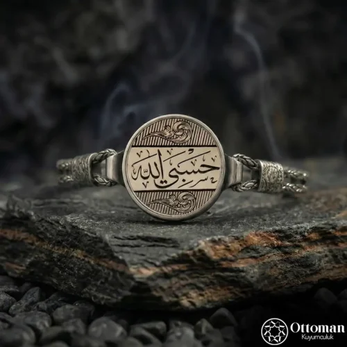 3 Hasbiyallah Gümüş Bileklik