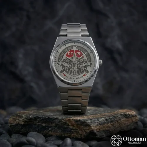 3 İntikam Gümüş Kadranlı Kol Saati