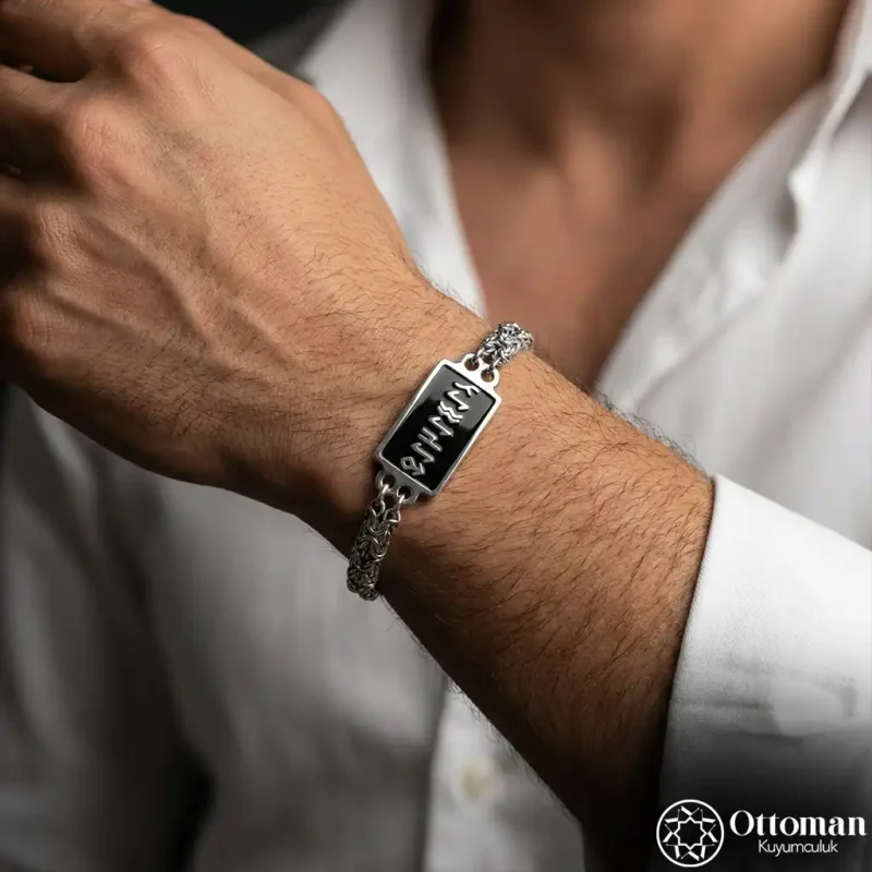 Göktürk Gümüş Bileklik