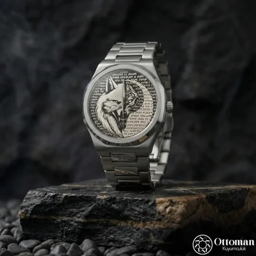 İstiklal Gümüş Kadranlı Kol Saati Seti