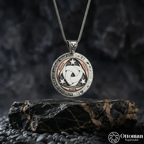 Teşkilat-ı Mahsusa Gümüş Madalyon Kolye