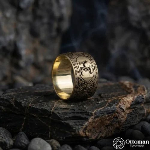 Gravür Harfli Gümüş Kadın Alyans