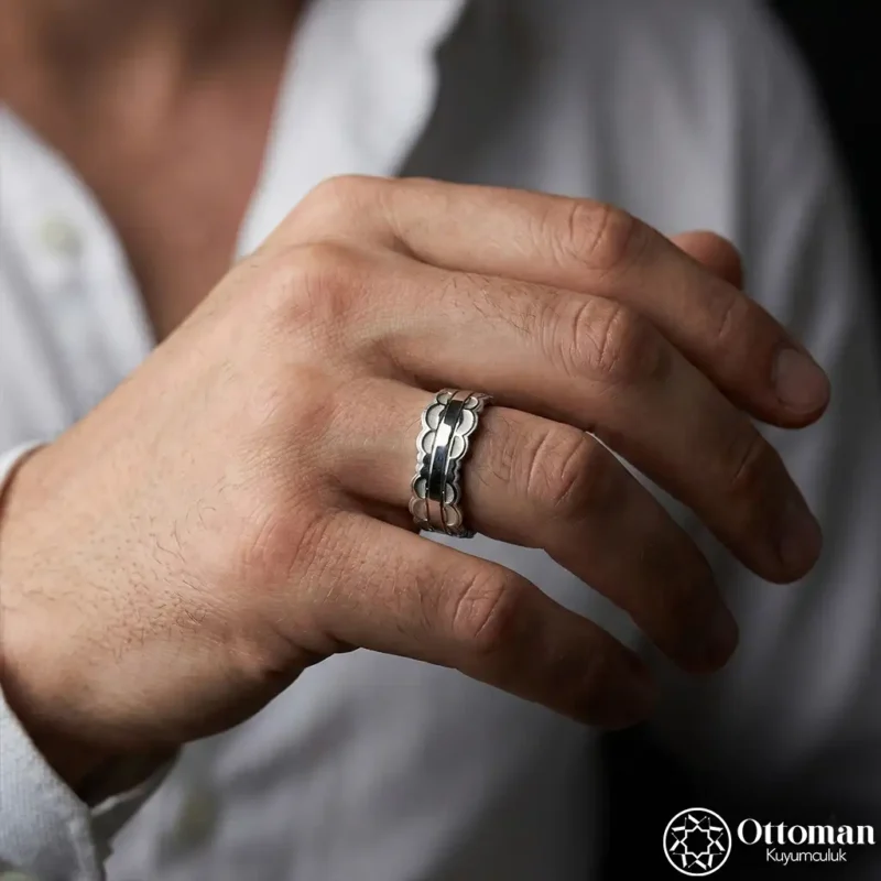 Taç Gümüş Erkek Alyans