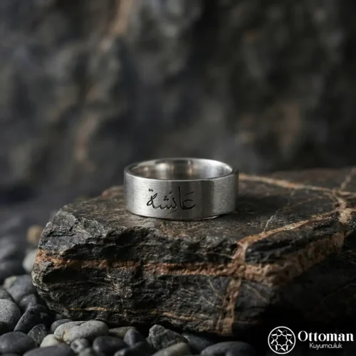 Kare Gümüş Erkek Alyans