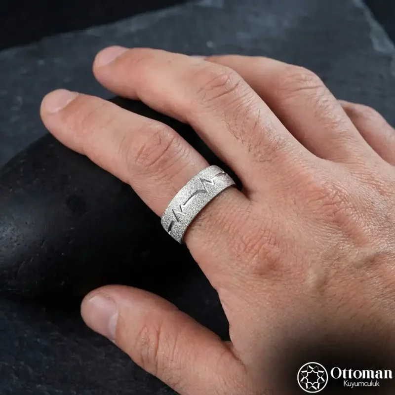 Ritim Gümüş Erkek Alyans