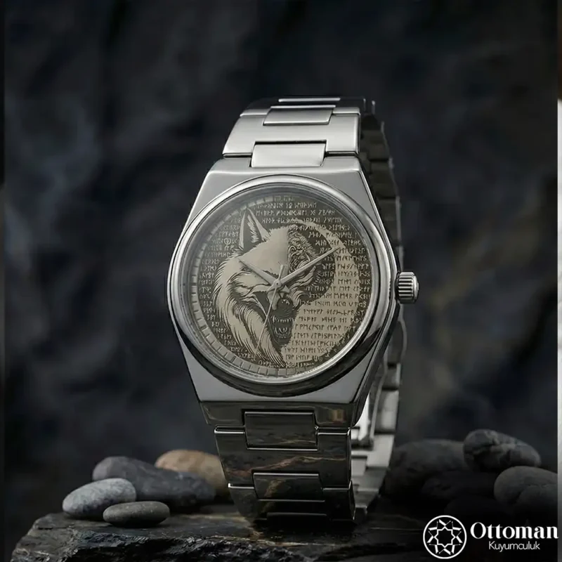 İstiklal Gümüş Kadranlı Kol Saati Seti