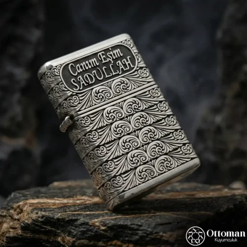 4 Kişiye Özel İsimli Gümüş Çakmak