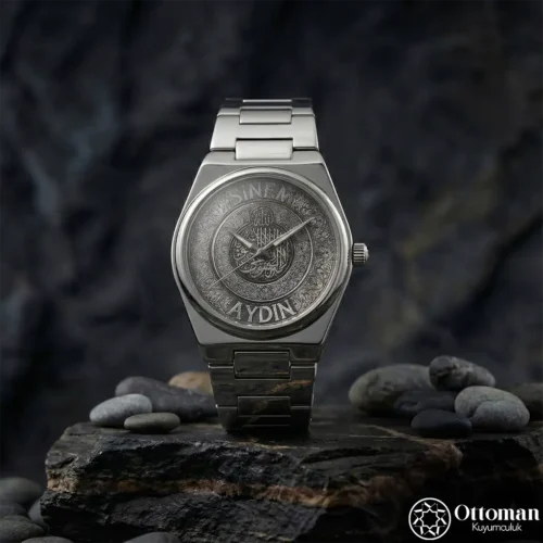 Koruma Dualı Gümüş Kadranlı Kadın Kol Saati