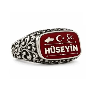 Kişiye Özel Türk Devletleri Gümüş Yüzük