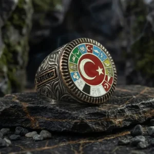 Türk Devletleri Gümüş Yüzük