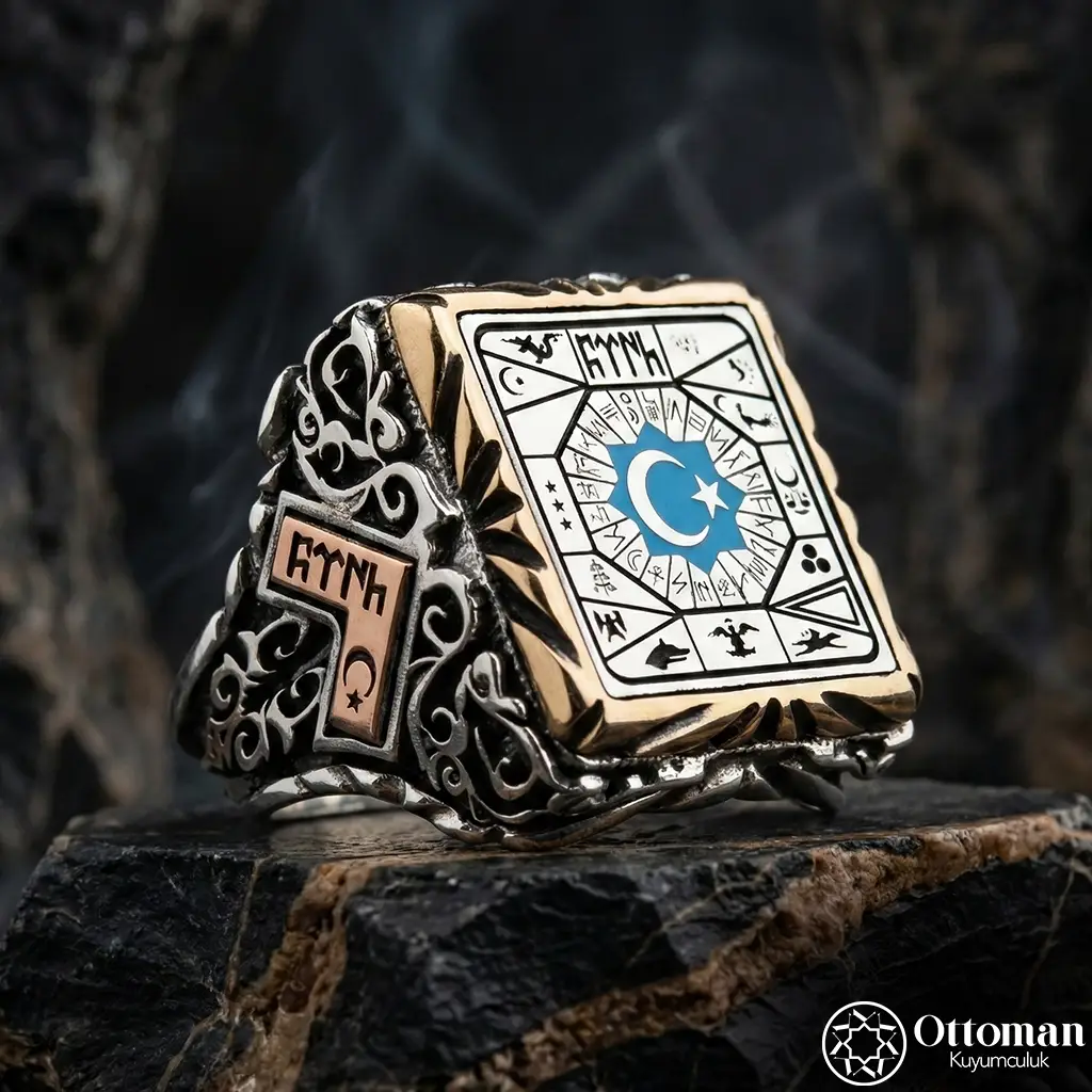 Göktürk State Silver Ring