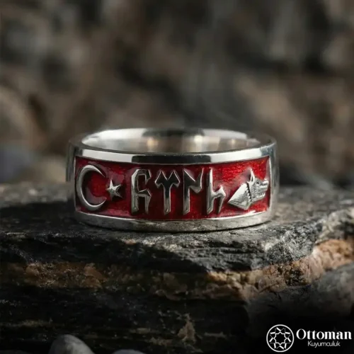 Türk Yazılı Gümüş Yüzük