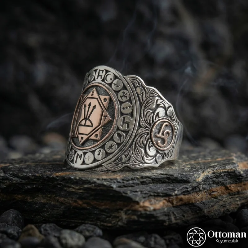 Oğuz Kağan Mührü Gümüş Yüzük