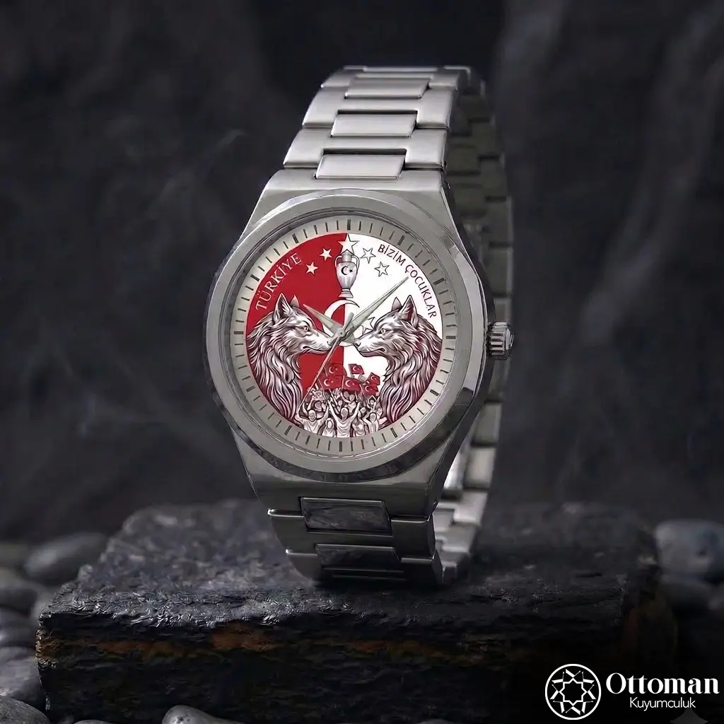 Bizim Kids's Silver Dial Wristwatch