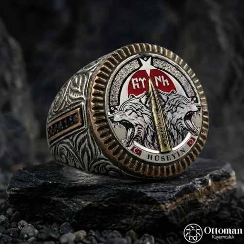 İntikam Gümüş Erkek Yüzük