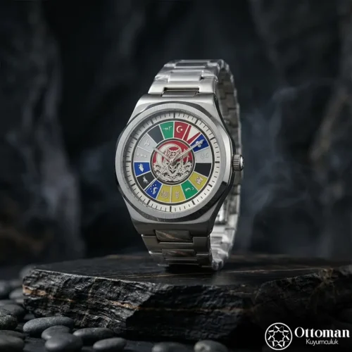 Türkün Gücü Gümüş Kadranlı Kol Saati