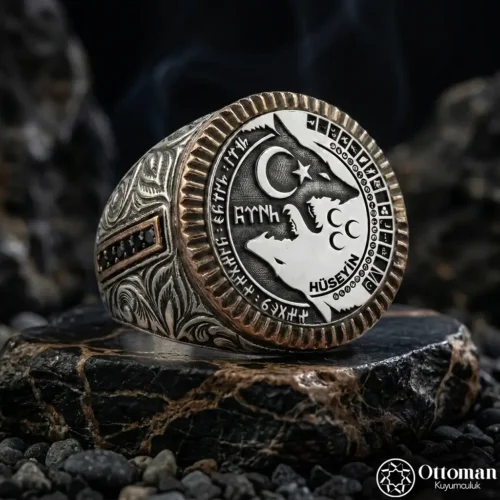 Bozkurt Gümüş Erkek Yüzük