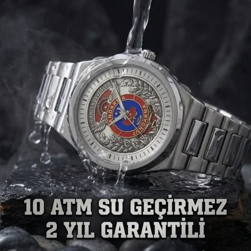 TSK Gümüş Kadranlı Kol Saati