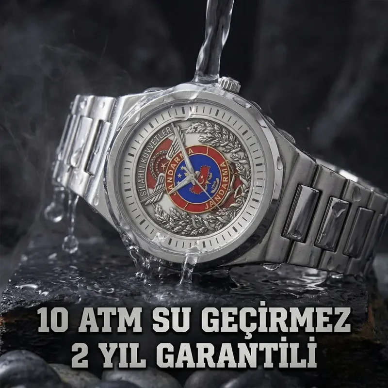 TSK Gümüş Kadranlı Kol Saati