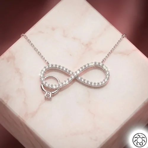 Sonsuzluk Tektaş Kadın Gümüş Kolye