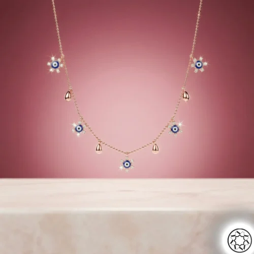 Rose Şans Kadın Gümüş Kolye